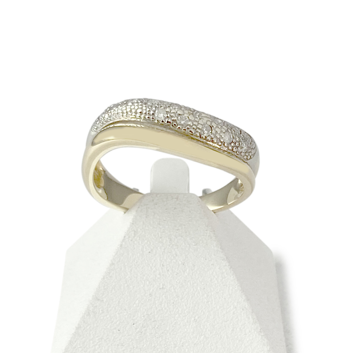 Bague d'occasion 2ors 750 diamants