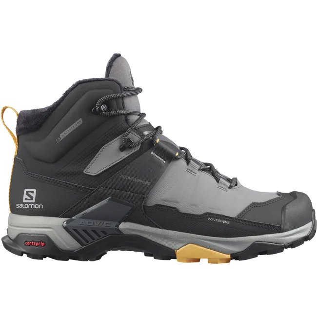 X ULTRA 4 MID WINTER THINSULATE™ CLIMASALOMON™ WATERPROOF  Winterschuhe Herren QuietShade/Black/WarmApricot