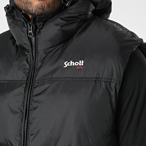 Doudoune Capuche Sans Manches Longue 2190Max Noir