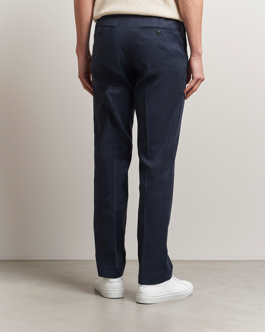 J.Lindeberg Lois Linen Stretch Pants Navy