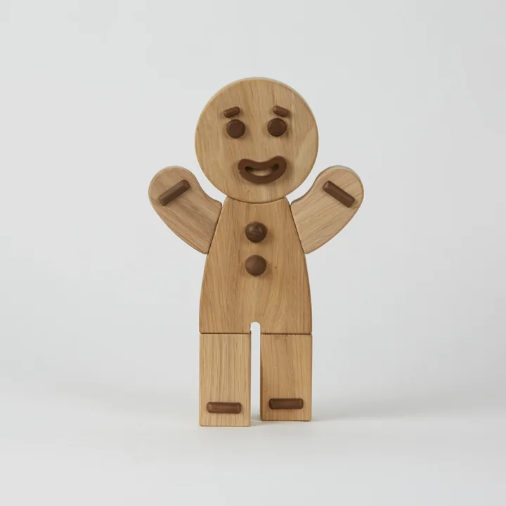 boyhood - Gingerbread Man Holzfigur, small, Eiche natur