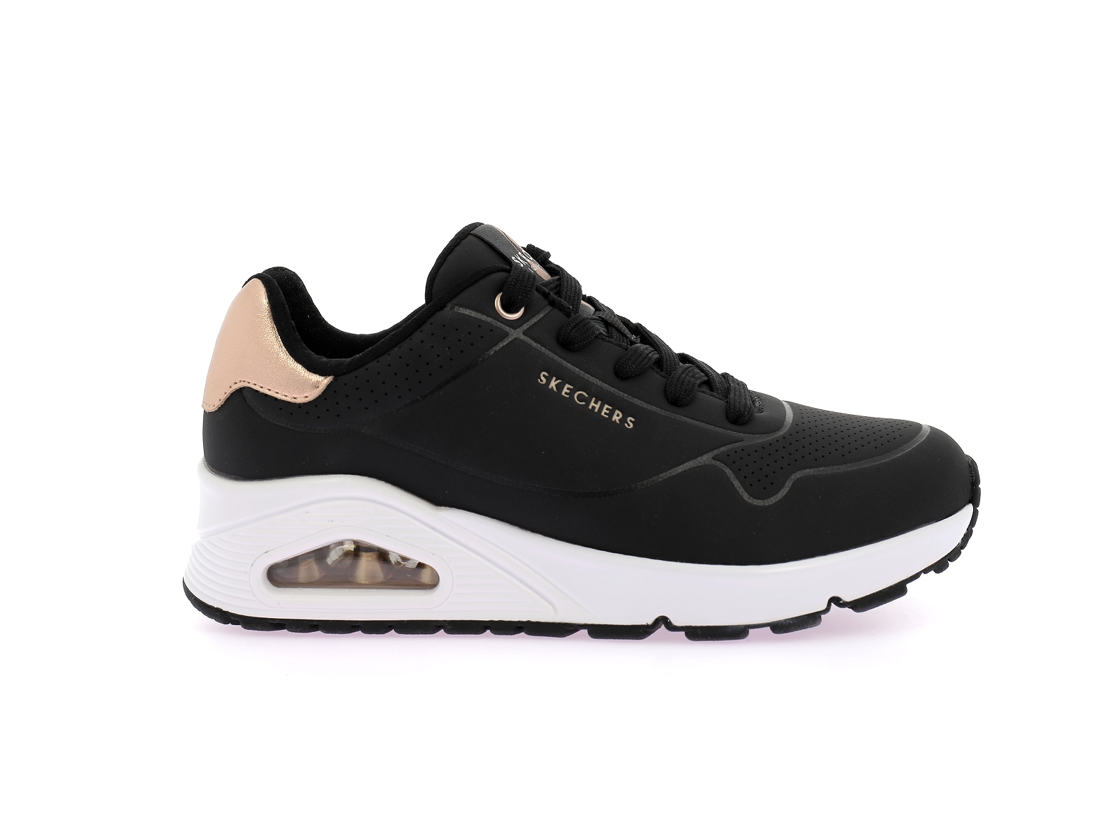 Skechers-UNO41 GOLDEN AIR Synthétique Noir Bronze