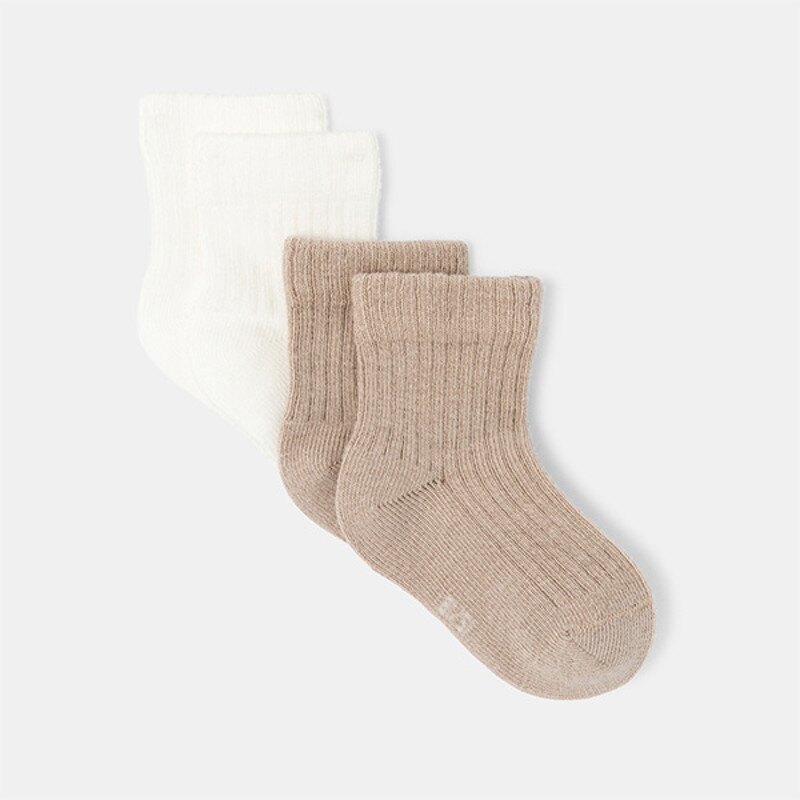 Lot de 2 paires de chaussettes en coton bleues mixte Absorba Bleu