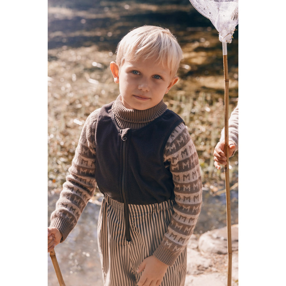 Køb MarMar Heavy Knit Pattern Terre Stripe Talmi Strik Bluse