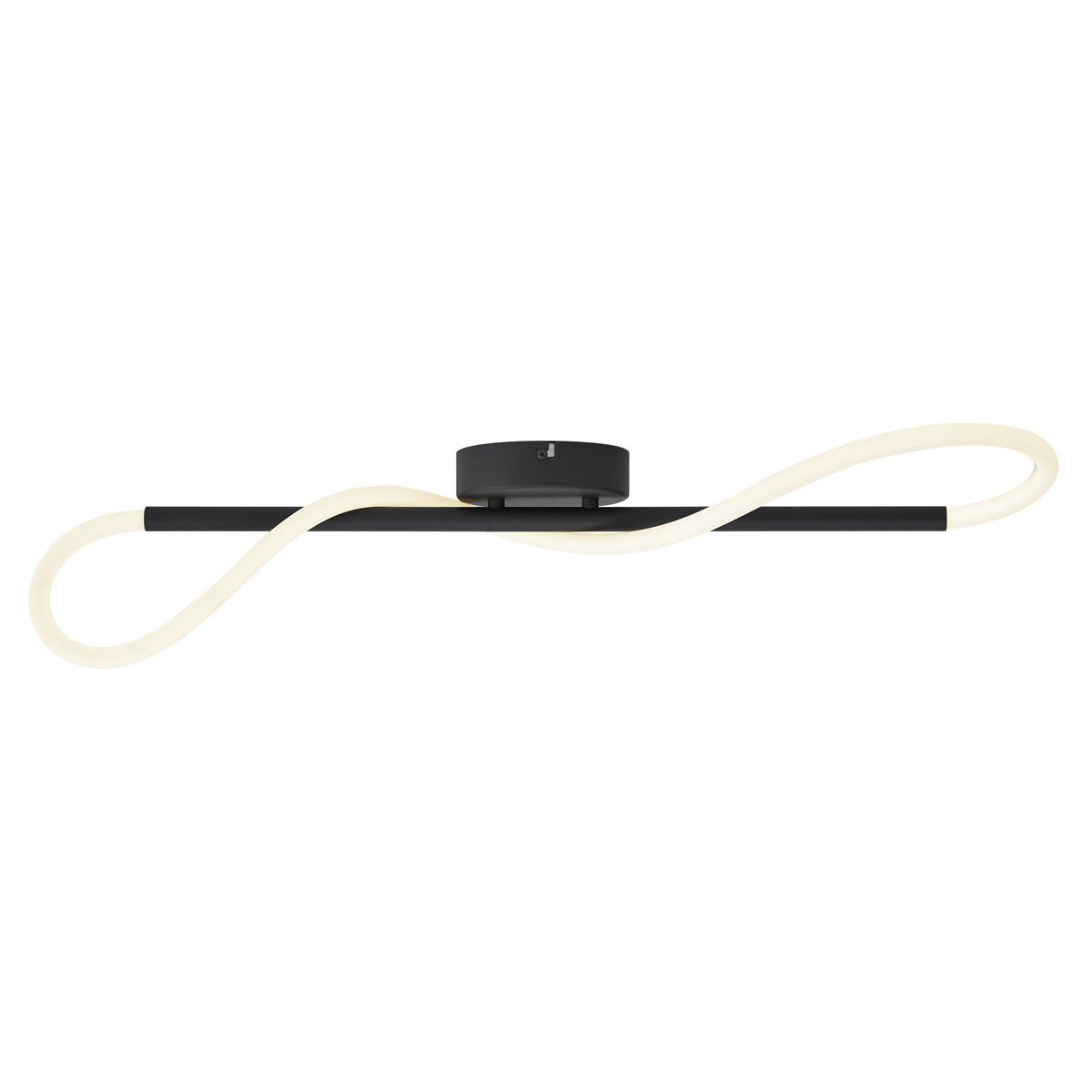 Moderne plafondlamp zwart incl. LED 3-staps dimbaar - Keri