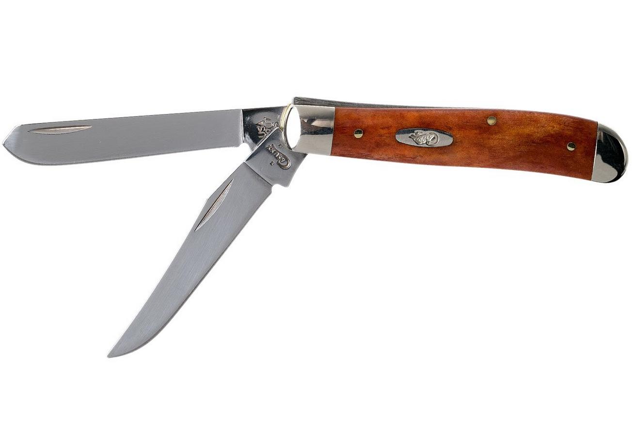 Case Mini Trapper Smooth Chestnut Bone, 28700, 6207 SS zakmes