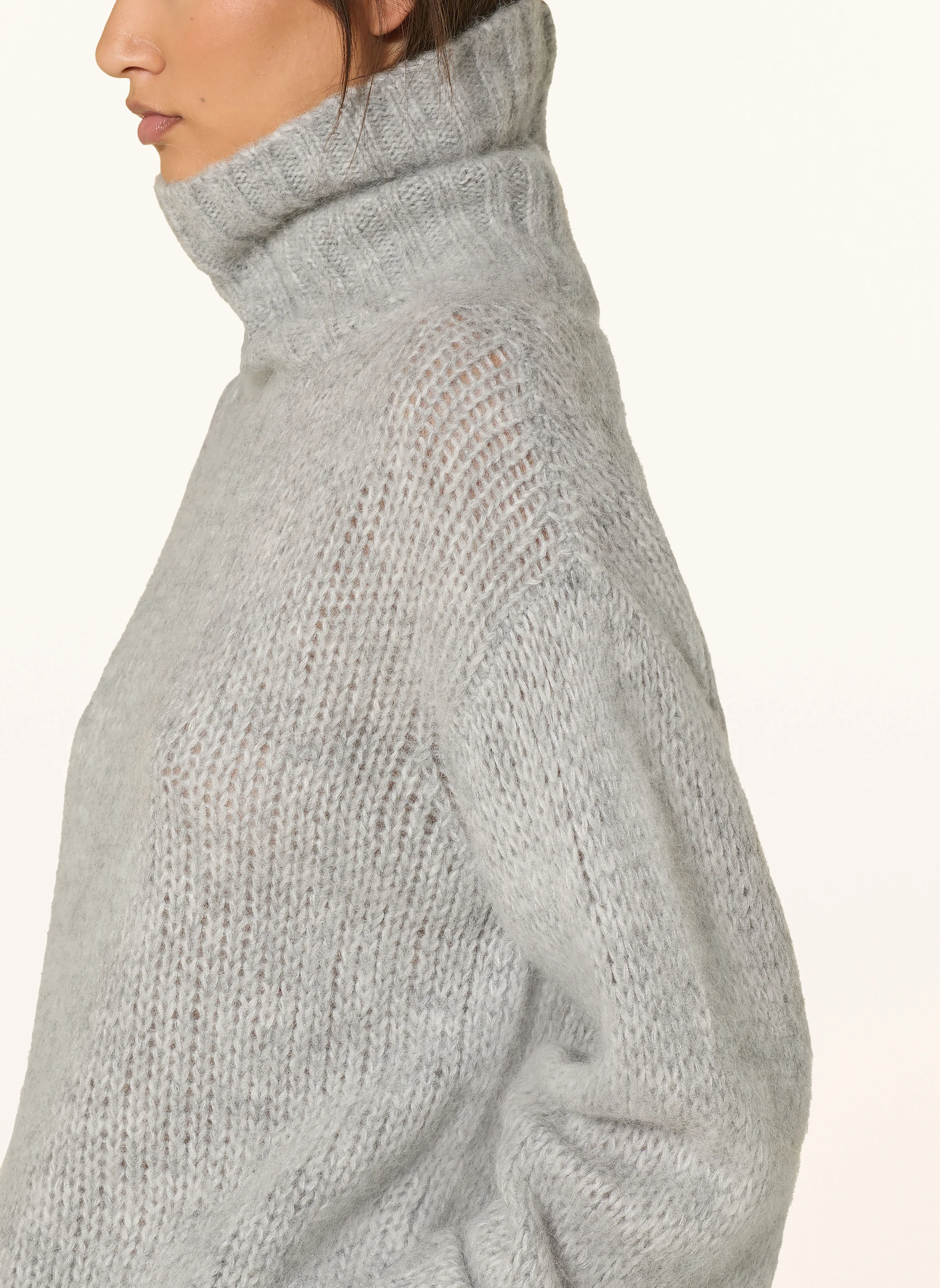 MRS & HUGS Rollkragenpullover mit Alpaka
