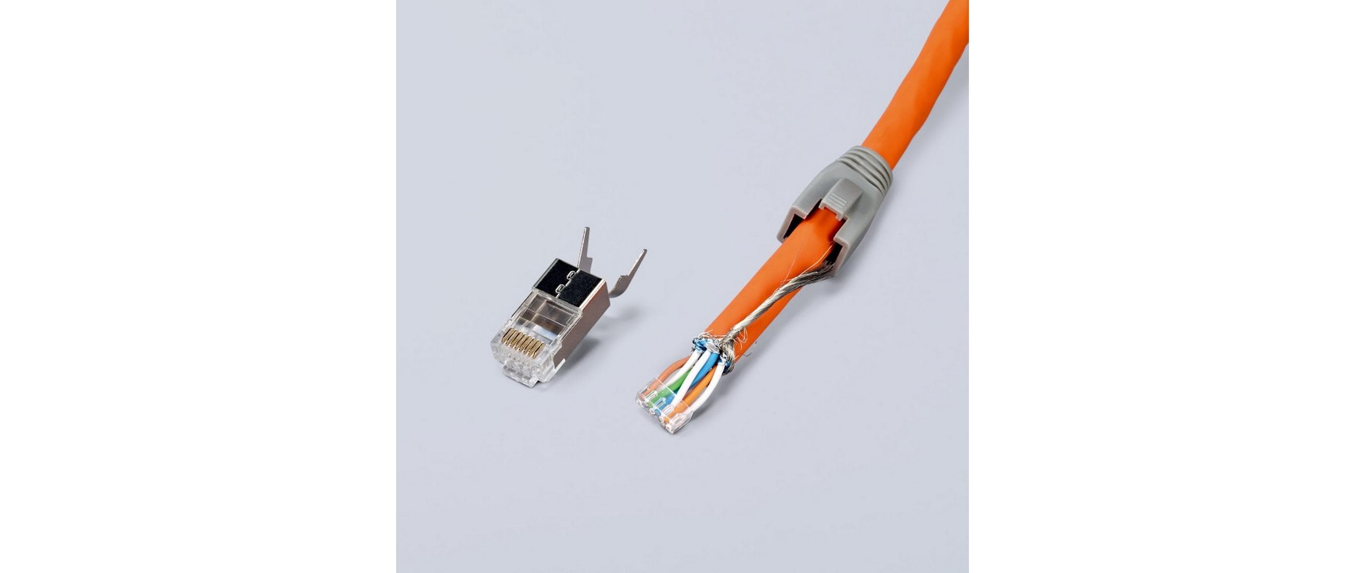 Crimpzange für RJ45-Westernstecker 190 mmCrimpzange für Kabelschnitt