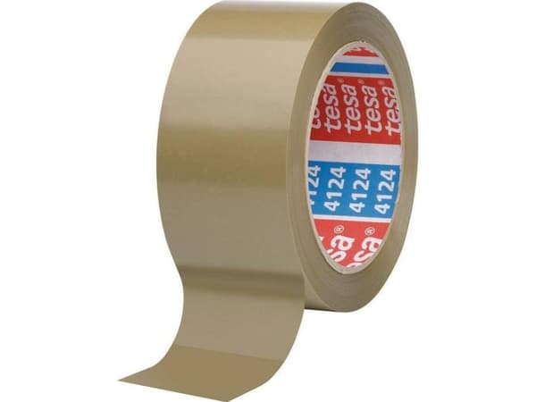 Tesapack Premium 4124 - Pakketape - 50 mm x 66 m - PVC - brun