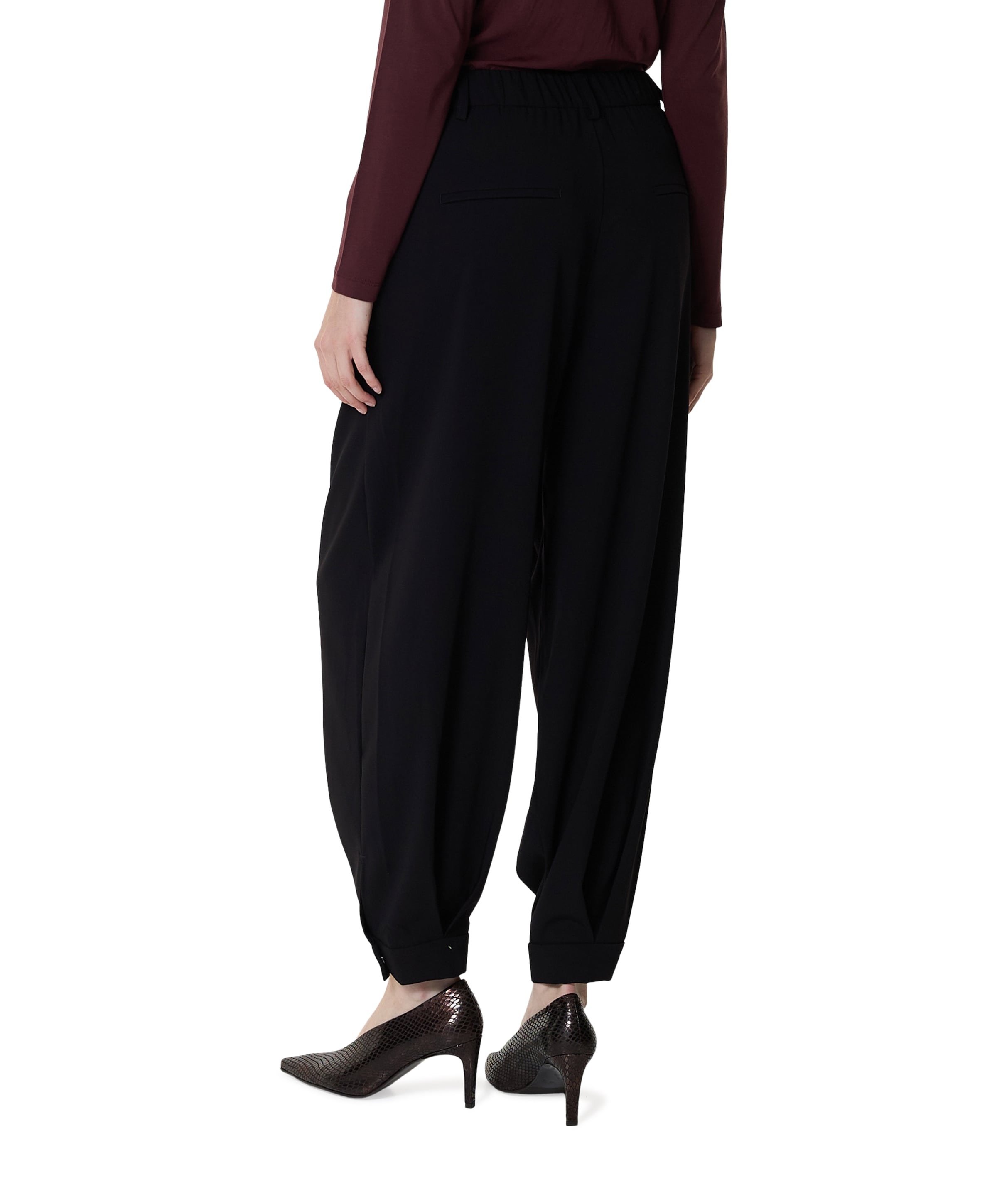 MAC BALLOON dames pantalon zwart