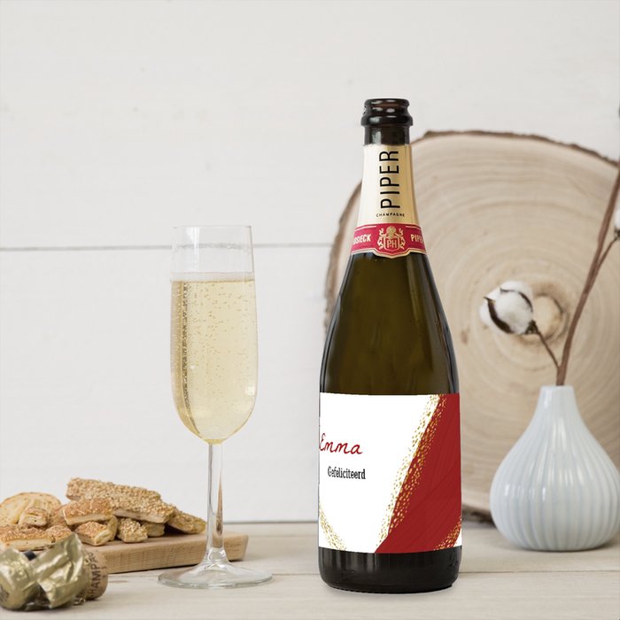 Piper Heidsieck | Brut | Gefeliciteerd met eigen naam | 750 ml
