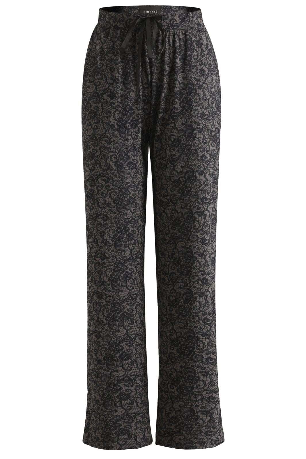 Liberte Alma-Wide-Pants black grey lace