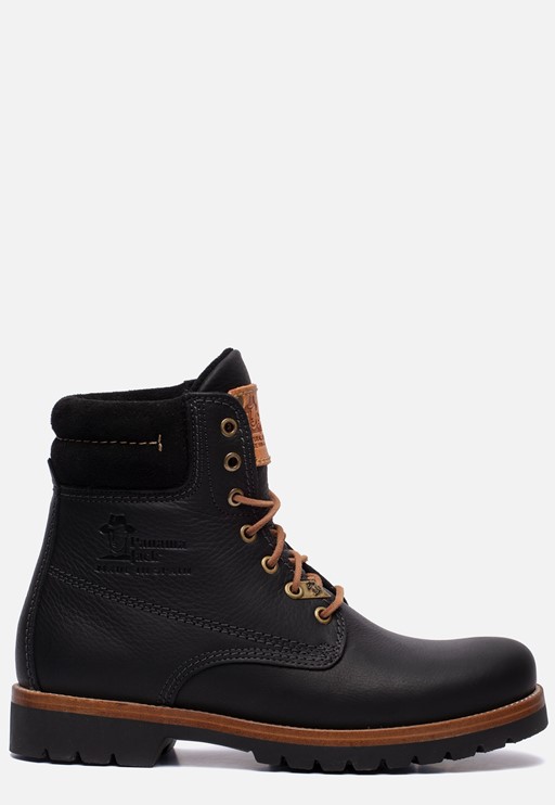 Panama Jack Panama 03 C27 veterboots zwart Leer