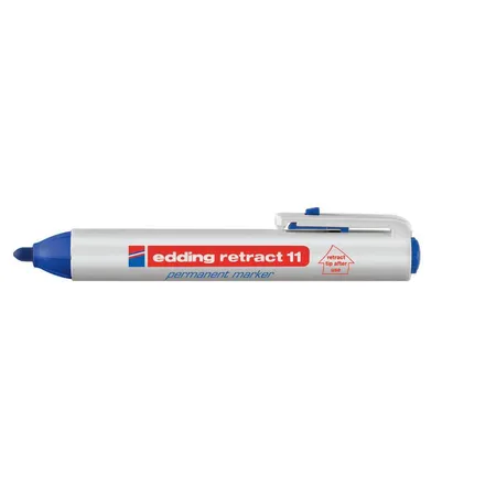 edding 11 Retract Marker, 1.5-3mm, blau