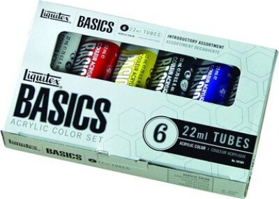 Liquitex - Basics Akrylmaling Sæt - 6X22 ML