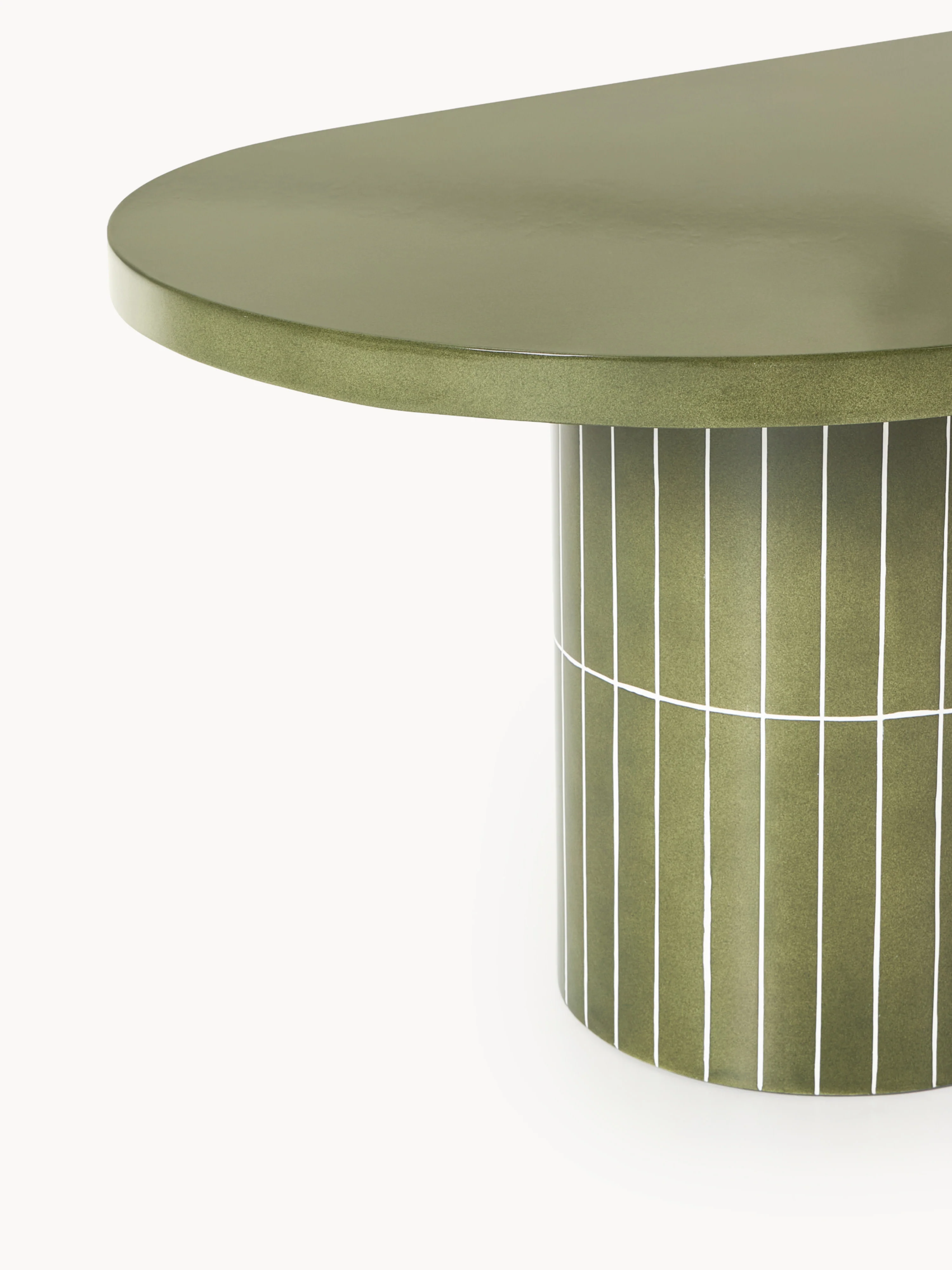 Ovale tuintafel Saya, 200 x 100 cm
