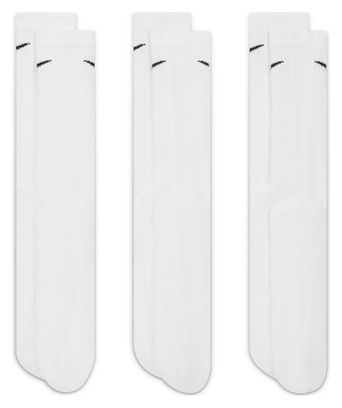 Chaussettes (3 paires) Nike Everyday Plus Cushioned Blanc