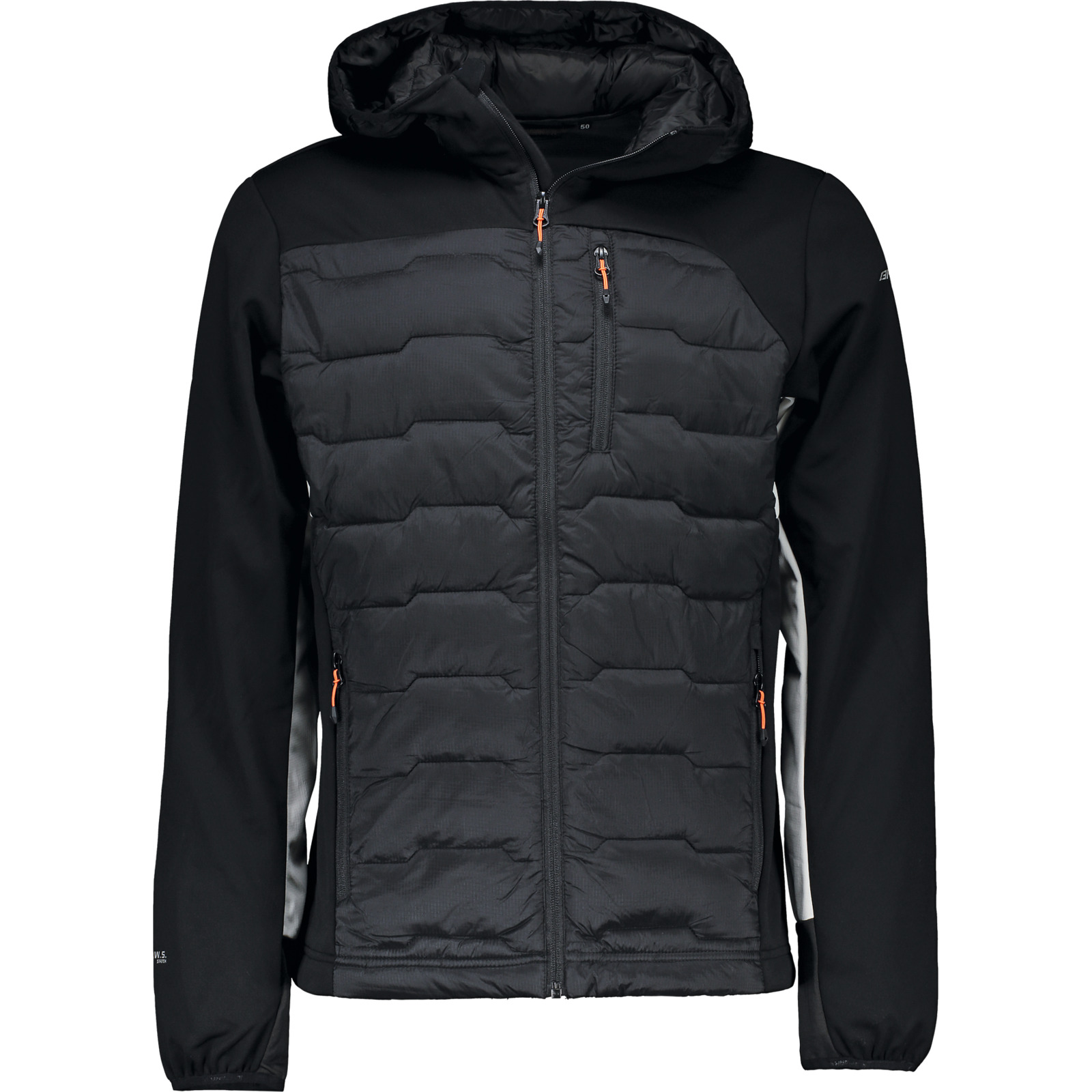 Icepeak Herren-Hybridjacke Byhalia schwarz, 58