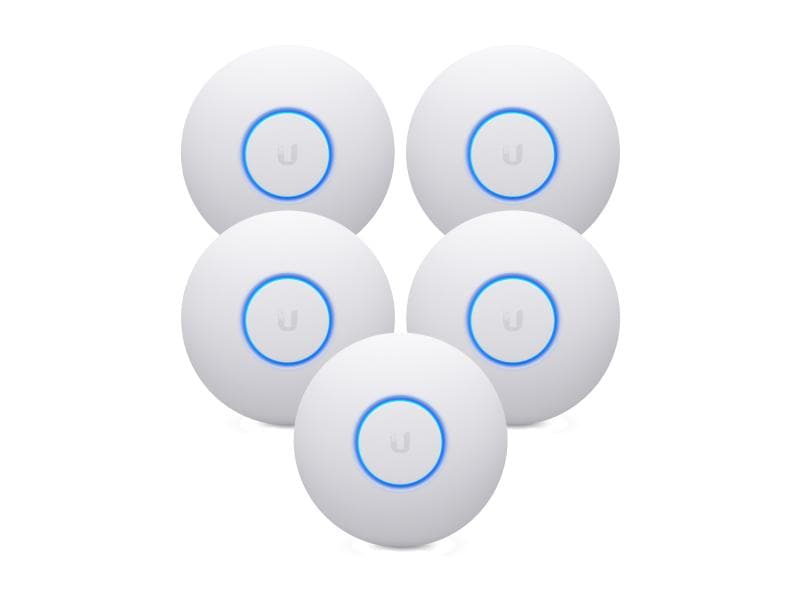 Ubiquiti Access Point UniFi AP-nanoHD-5 Set Indoor-Access Point mit 4x4 Wave 2 MU-MIMO