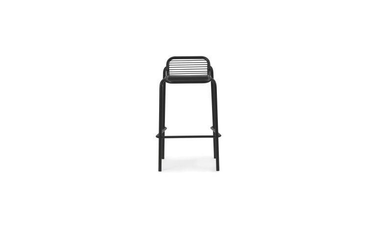 Normann Copenhagen Vig barkruk 75 zwart