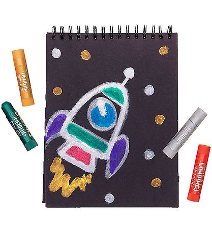 Ooly Jumbo Tuscher - Chunkies Paint Sticks - 6 stk - Metallic