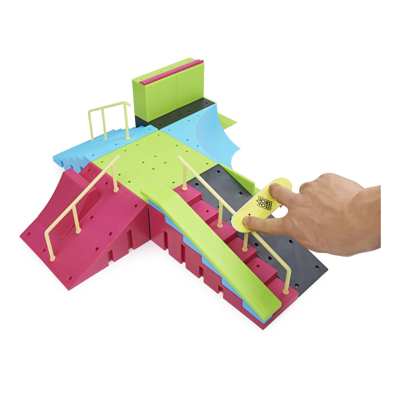 Tech Deck - Neon Mega Ramp Schansset