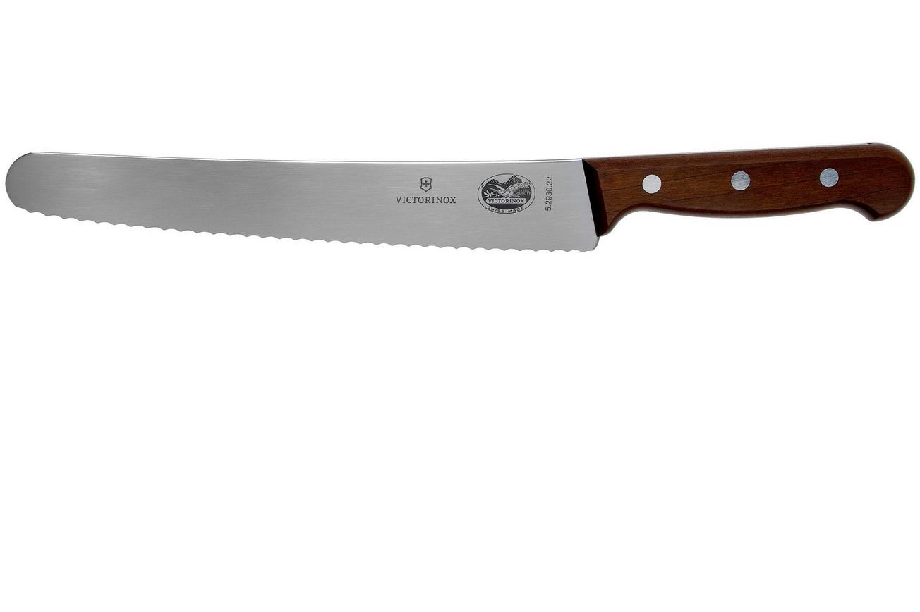 Victorinox Wood 5.2930.22G broodmes/banketbakkersmes 22 cm, esdoornhout