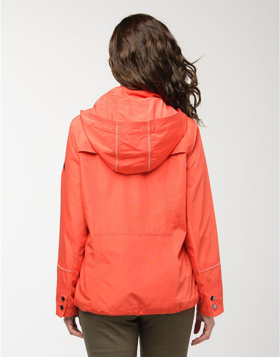 Parka courte corail