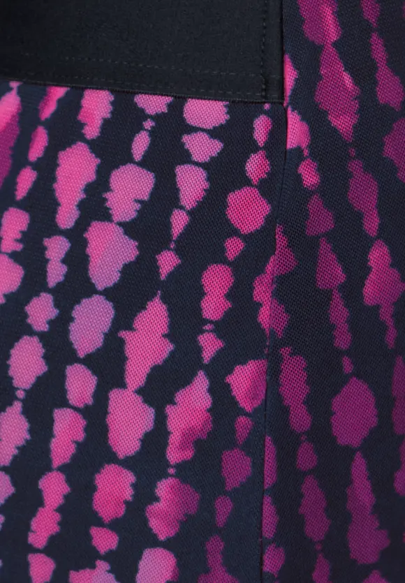 Mesh Midirock - bright cozy pink