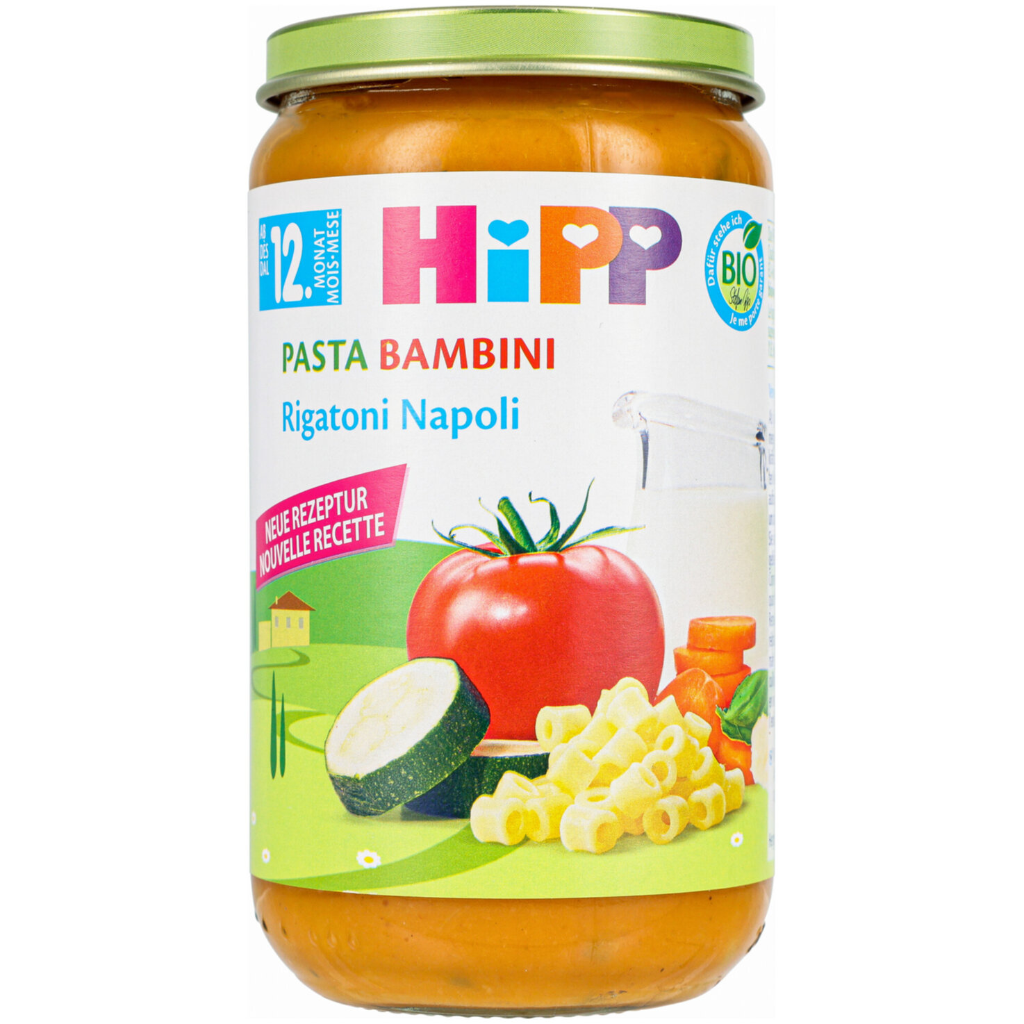 Hipp Pasta Bambini-Rigatoni Napoli 12+ Monate