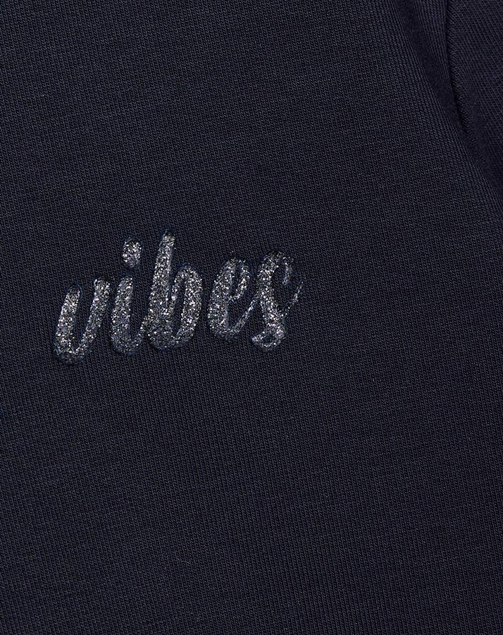 Crop-Sweatshirt NKFTINTURN in dunkelblau