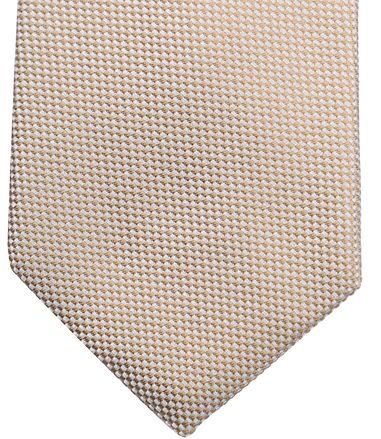 Suitable Zijde Stropdas Beige TIOXF-15 Khaki kopen