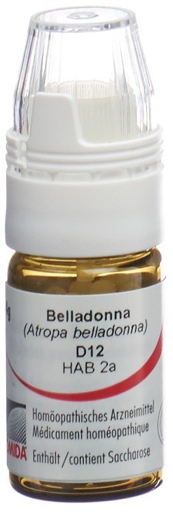 Omida Belladonna 12 D<br>4 g, Globuli, Dosierhilfe