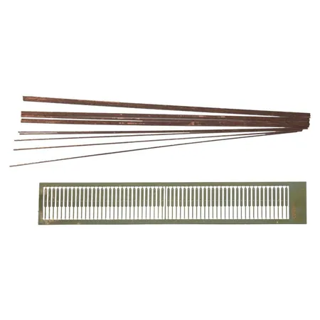 Heki 6521 Metallgeländer N, 60 Pfosten, 20 Kupferdrähte á 20 cm