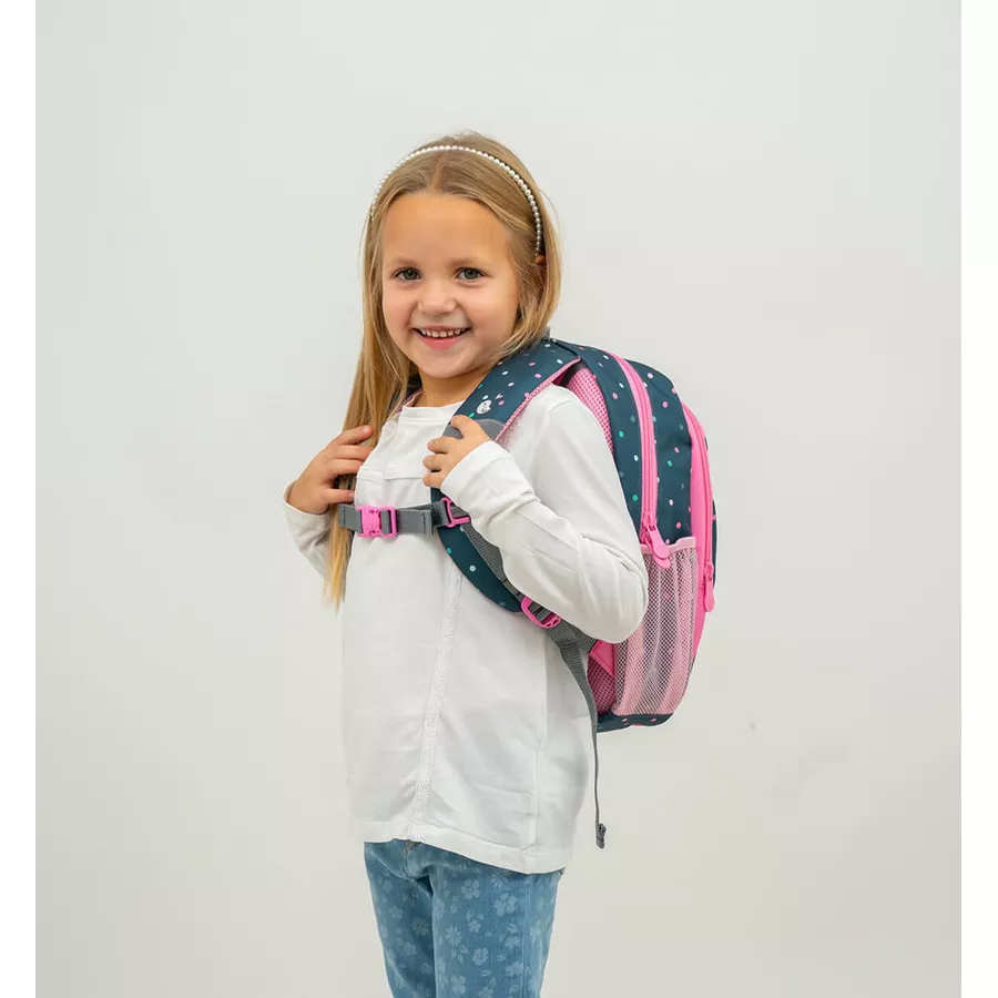 Belmil Kindergartenrucksack Kiddy Plus Kindergartenrucksack für 3-6 Jährige Kinder mit Brustgurt Bunny
