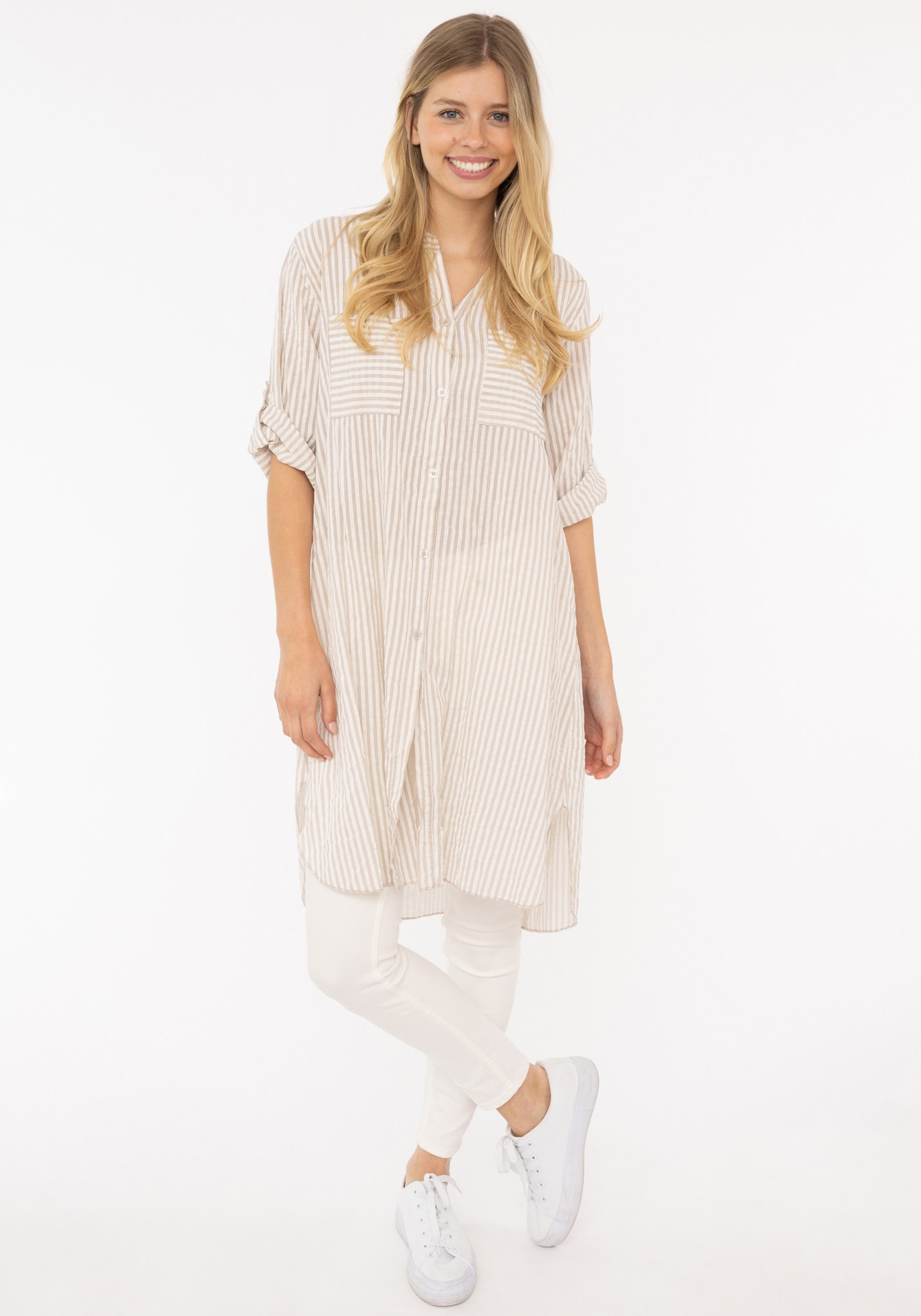Zwillingsherz Longbluse »