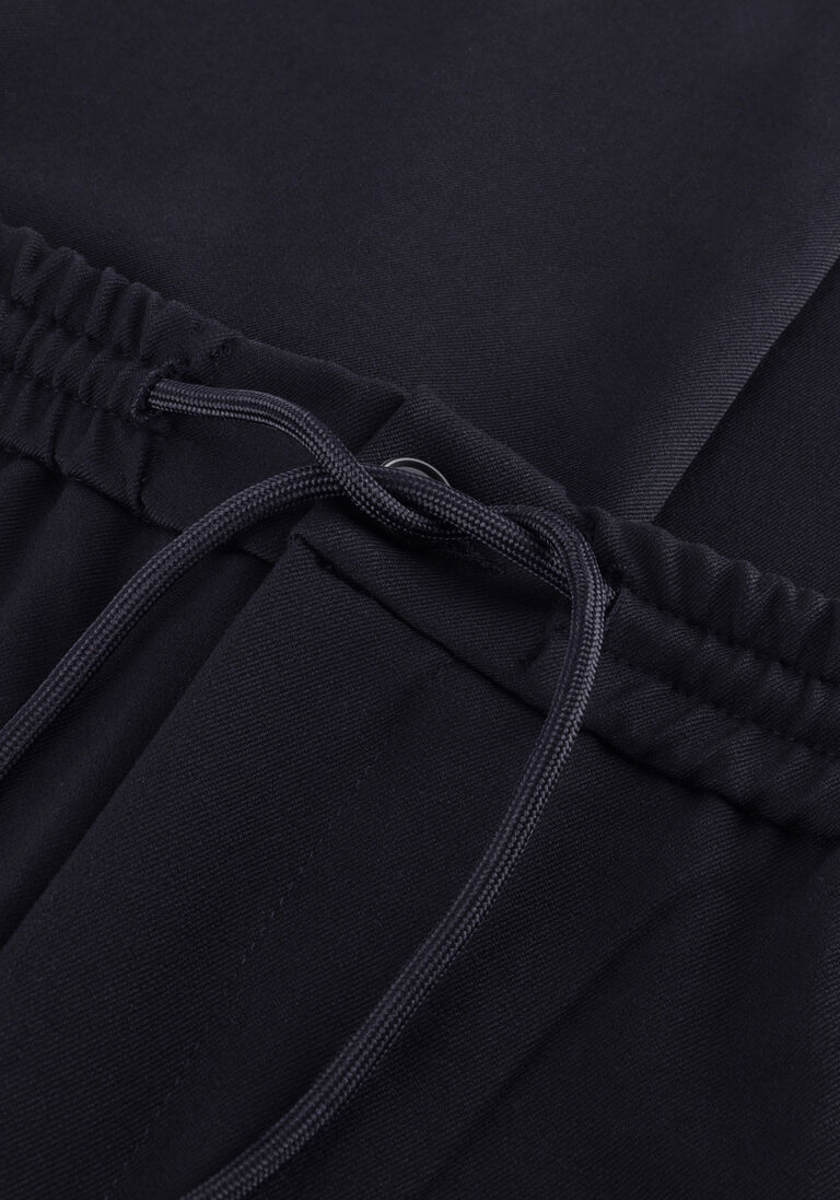 donkerblauwe les deux pantalon como tapered drawstring pants