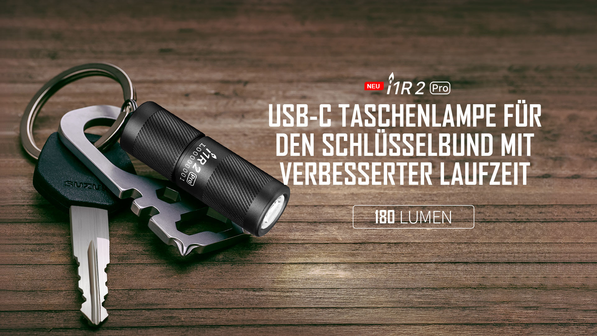 I1R 2 Pro Schlüsselanhängerlampe