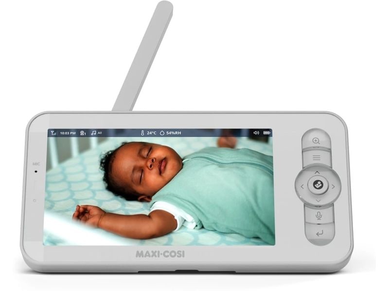 MAXI-COSI Babyphone See Pro Weiss Babyphone mit Tipps zur Beruhigung des Babys