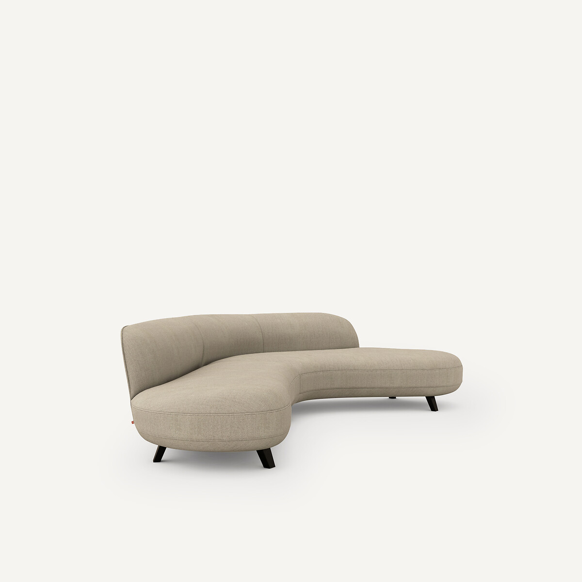 AM.PM<br>Sofá de canto em linho chambray, Rosebury