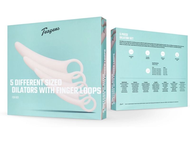 Teazers Vaginal Dilator Set Rosa Set in verschiedenen Grössen sorgt für Anpassung