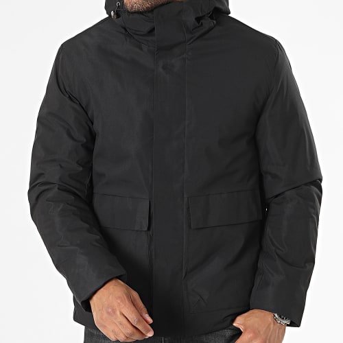 Doudoune Capuche Noir