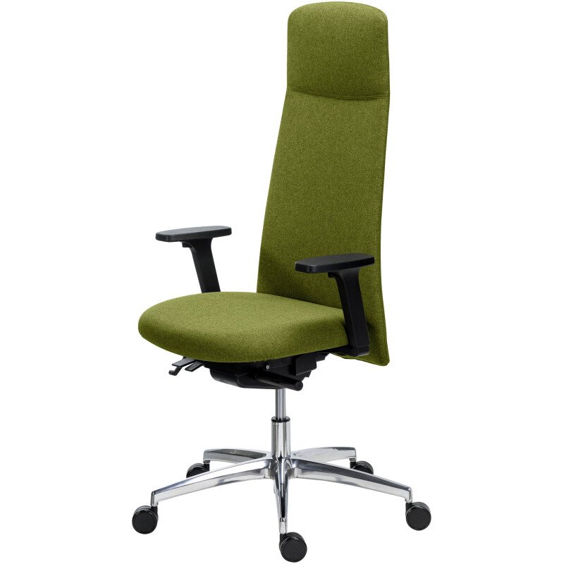 Chaise de bureau SAVINO - dossier haut tissu