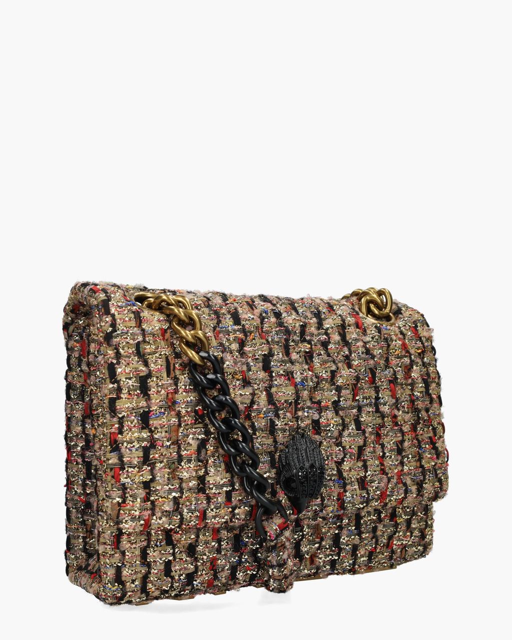 Kurt Geiger Large Kensington Metallic Tweed Bag Multicolor Tas
