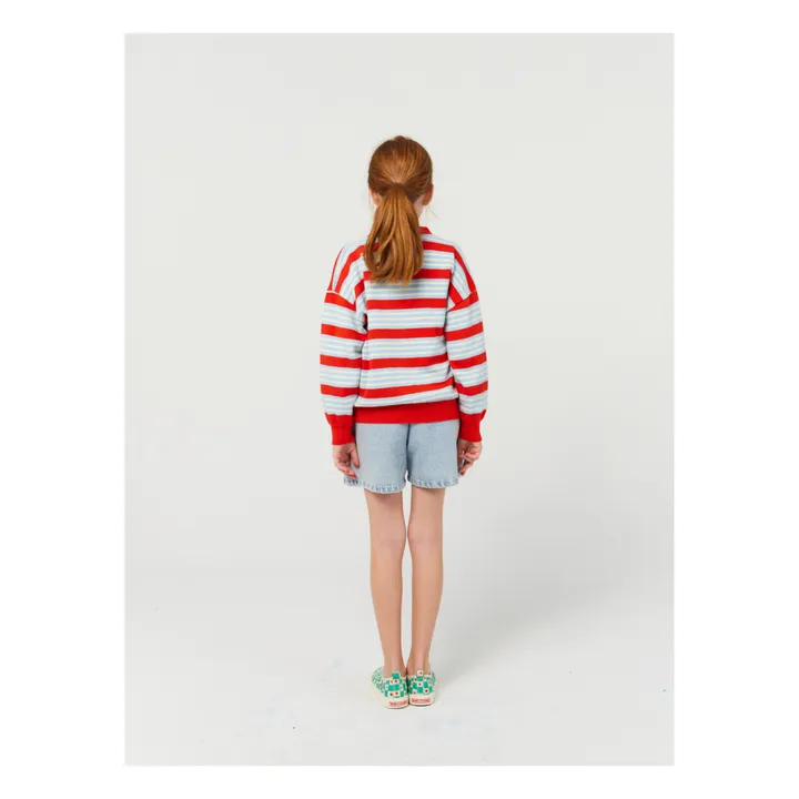Bobo Choses Exclusivité Bobo Choses x Smallable - Cardigan Coton Bio Rayé | Bleu