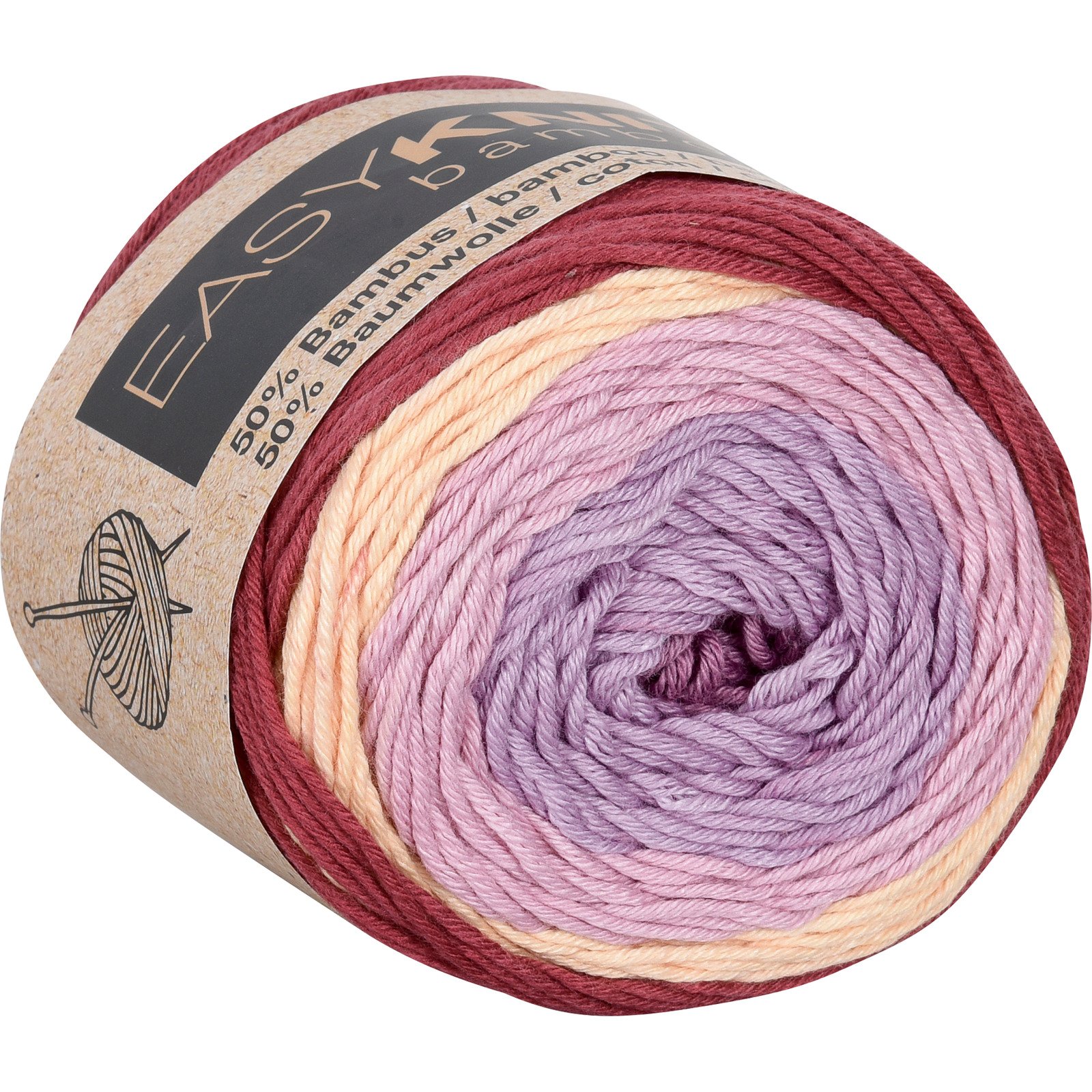 Bambusgarn 100 g / Knäuel rosa