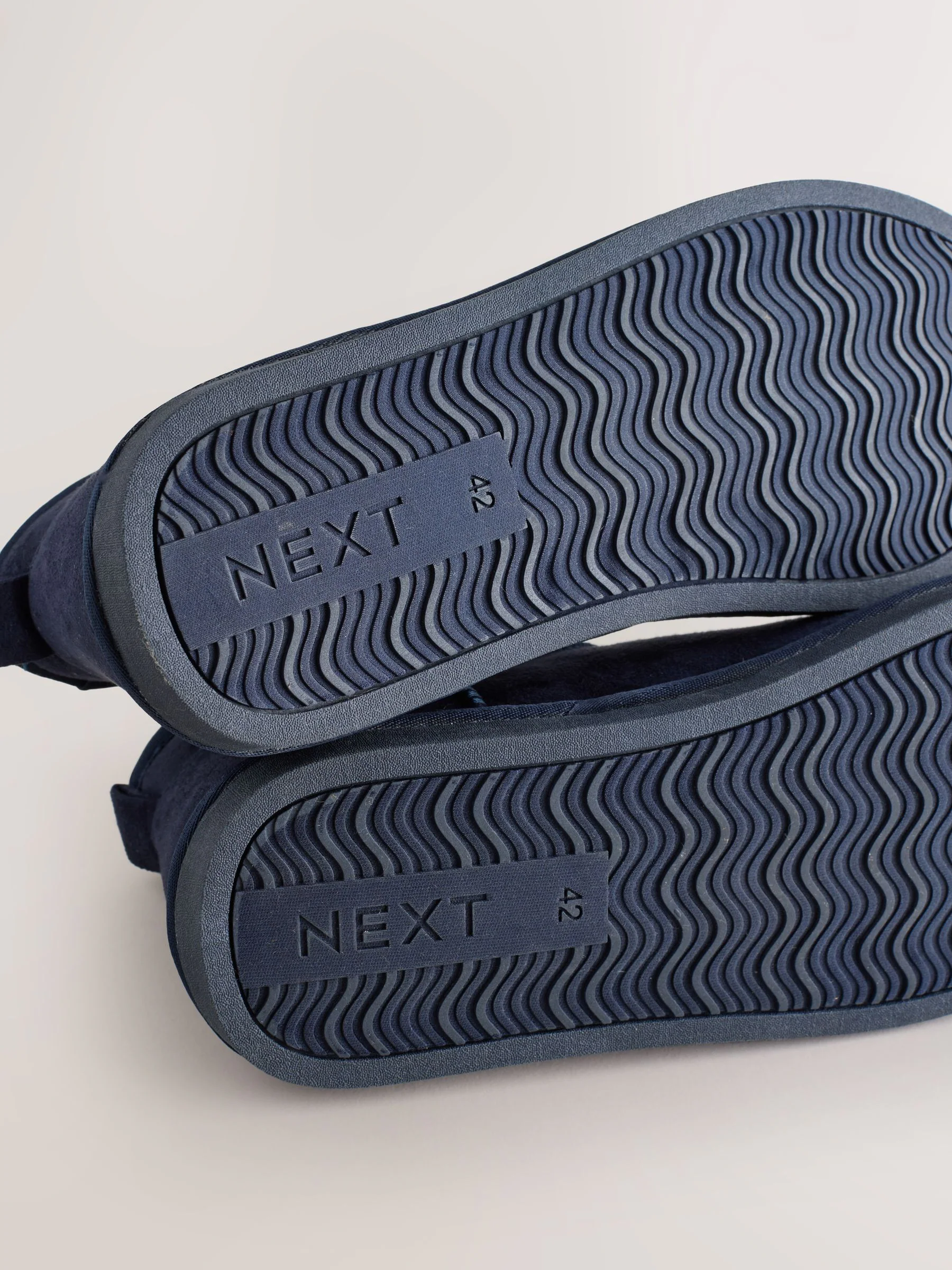 Marineblauw - Microsuede Boot Slippers