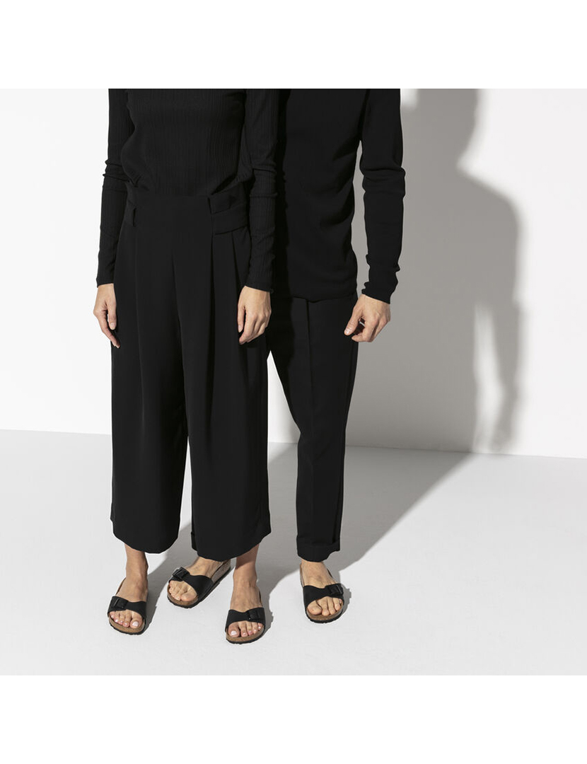 Madrid Birko-Flor Sandals Black Narrow