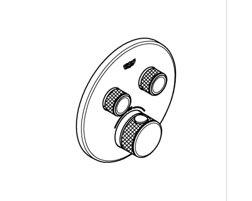 GROHE douchekraan met thermostaat GROHTHERM SMARTCONTROL chroom 29119000