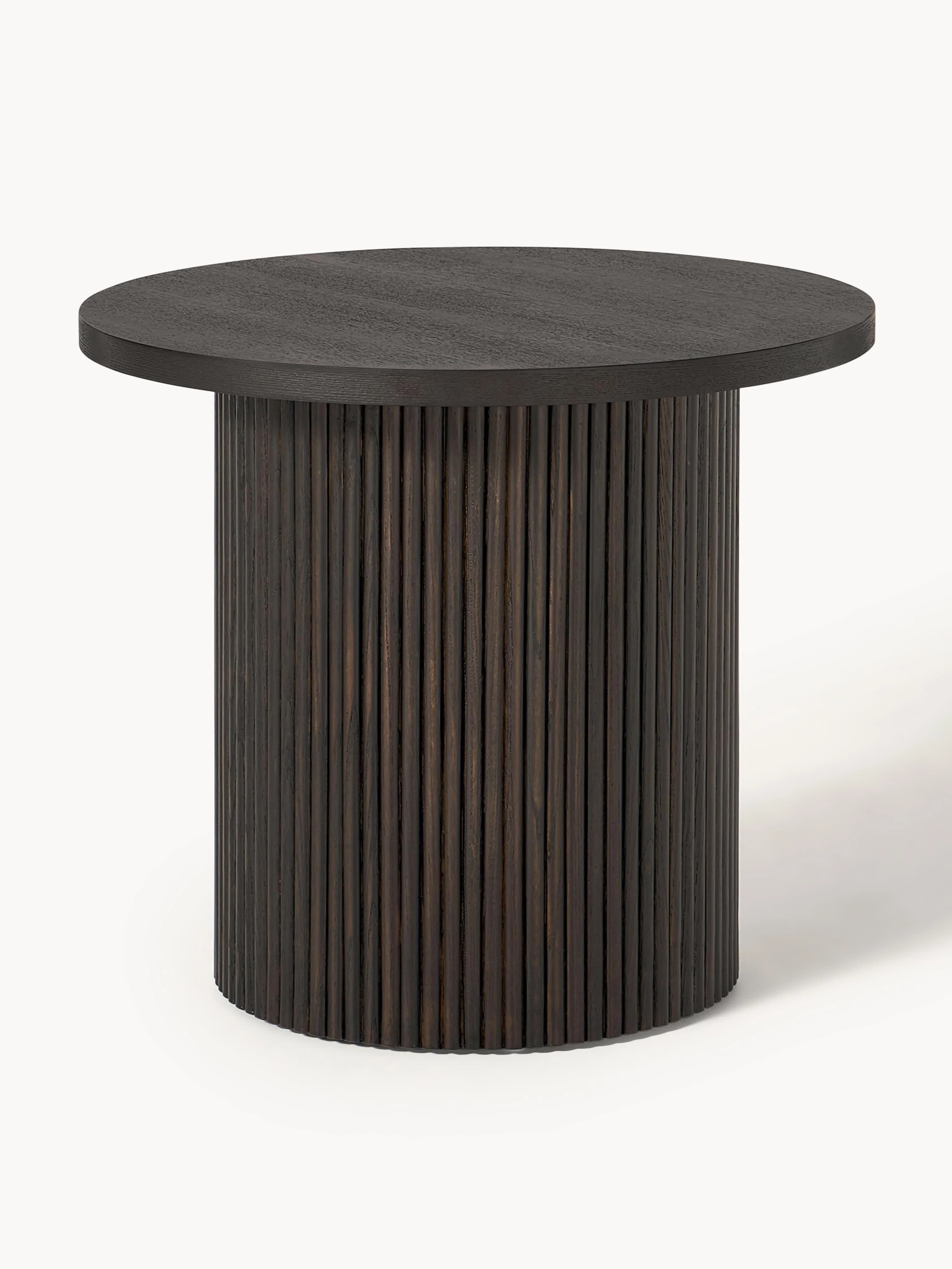 Ronde houten bijzettafel Nele